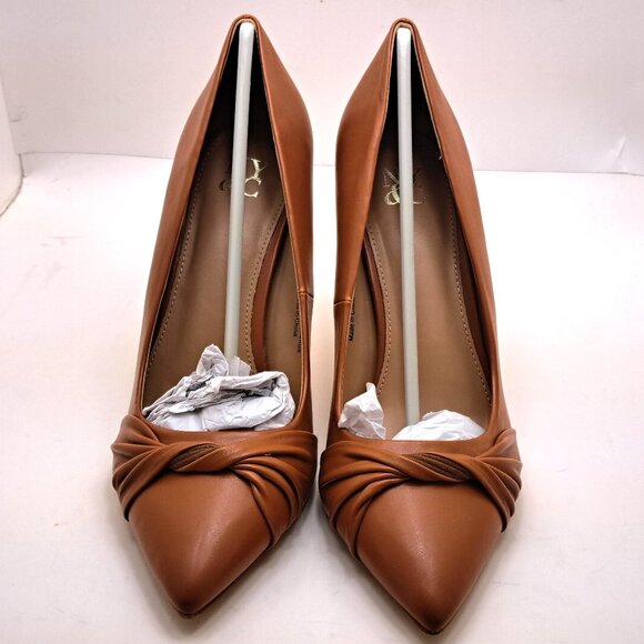 New York & Company Womens Monique- Knotted Pointy High Heels Pump - Size 11 - Picture 4 of 12